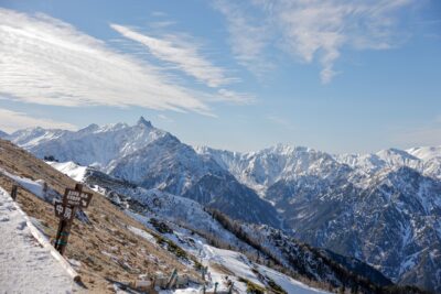 安曇野市　北アルプス