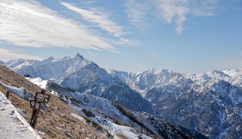 安曇野市　北アルプス